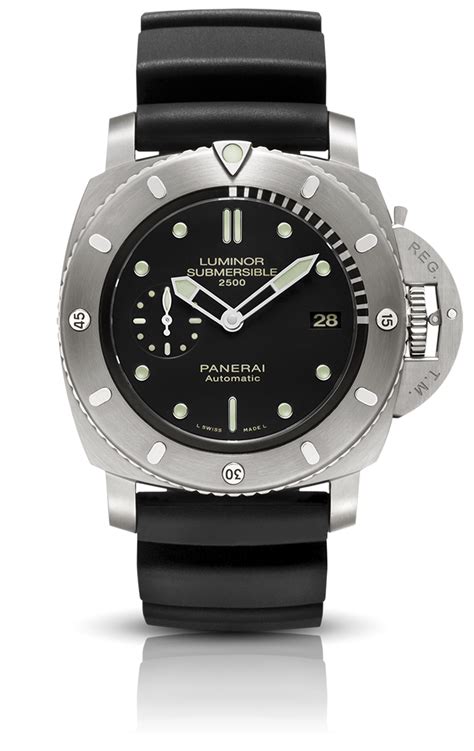 Luminor Submersible 1950 2500m 3 Days Automatic Titanio